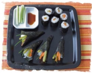 Sushi i kantinen